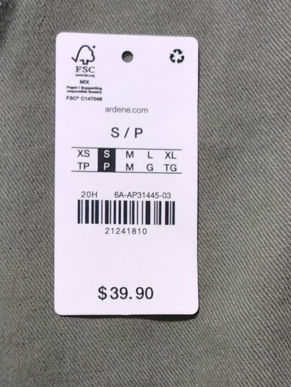 Ardene Army Green Cargo Pants - Picture 2 of 4